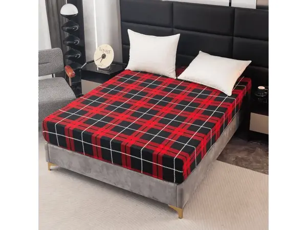 Plachta mikroplyš ALBURY 90x200 cm červená