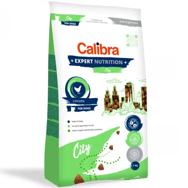 Calibra Dog Expert Nutrition City 7 kg | Granule pro psy