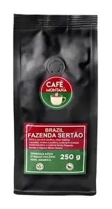Café Montana Brazil Fazenda Sertao zrnková káva 250 g