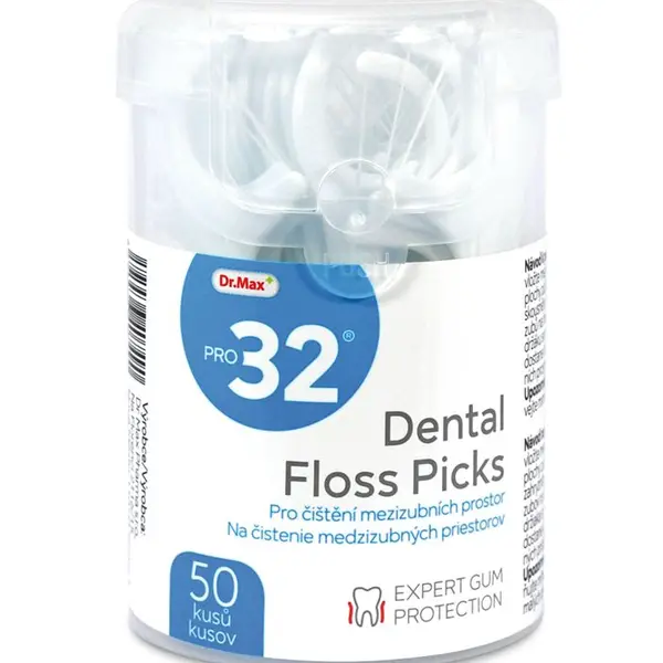 Dr. Max PRO32 Dentální nit v mečíku 50 ks