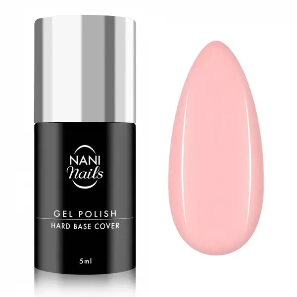 NaniNails NANI Hard Base Cover podkladový lak na nehty Peachy Pink 5 ml