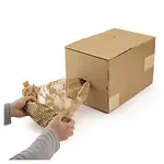 Recyklovaná voštinová výplň v dávkovací krabici