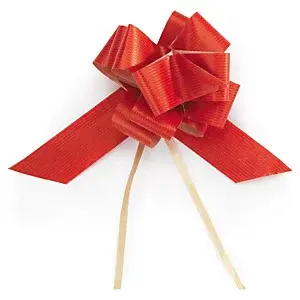 Papierová mašľa, červená