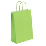 50 x Dárkové tašky z kraftového papíru 250x320x110mm, pistáciové | RAJA