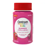 Centrum Kids Gummies multivitamín pro děti malina a jahoda želé 60 ks