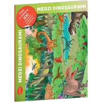 ELLA & MAX MEDZI DINOSAURAMI Kniha s nálepkami, mix, veľkosť