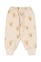 Dětské bavlněné tepláky Konges Sløjd BELLI SWEAT PANTS OCS béžová barva, s potiskem, KS105195