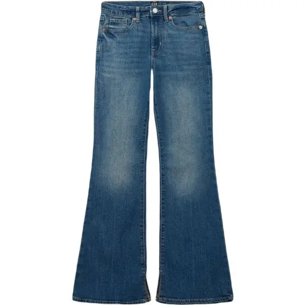 GAP V-HR FLARE Dívčí džíny, modrá, velikost 14Y