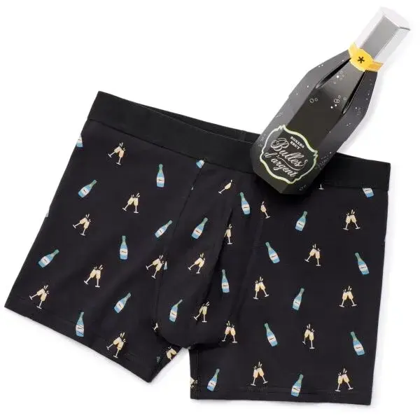 CELIO XMIBOCHEER Pánské boxerky v dárkovém balení, černá, velikost