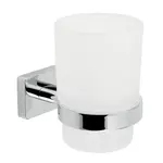 Novaservis Nástenný držiak kefiek Ferro Greta, chróm/sklo