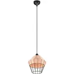 REALITY Závesné svietidlo BORKA prírodné 1 x E27 max. 40 W, pr. 30 x 150 cm