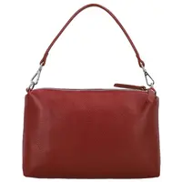 Dámska kožená kabelka na rameno tmavo červená - Delami Vera Pelle Sussan