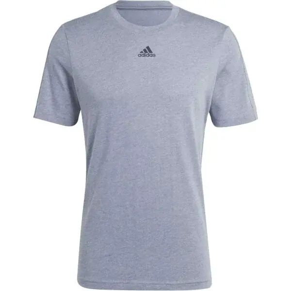 adidas MELANGE TEE Pánské tričko, šedá, velikost XXL