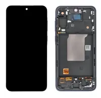 LCD display + dotyková deska + přední kryt pro Samsung Galaxy A55 5G, navy