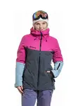 Meatfly dámská SNB & SKI bunda Kirsten Grey Dark / Pink | Šedá | Velikost M