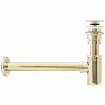 Sifon s výpustí klik-klak univerzální Rea A5692 zlatý