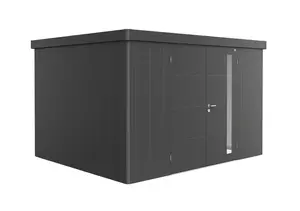 Zahradní domek NEO 3D, tmavě šedá, dvoukřídlé dveře BH86051