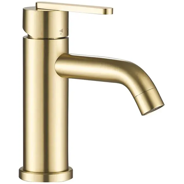 Baterie umyvadlová Rea Ontario zlatá kartáčovaná