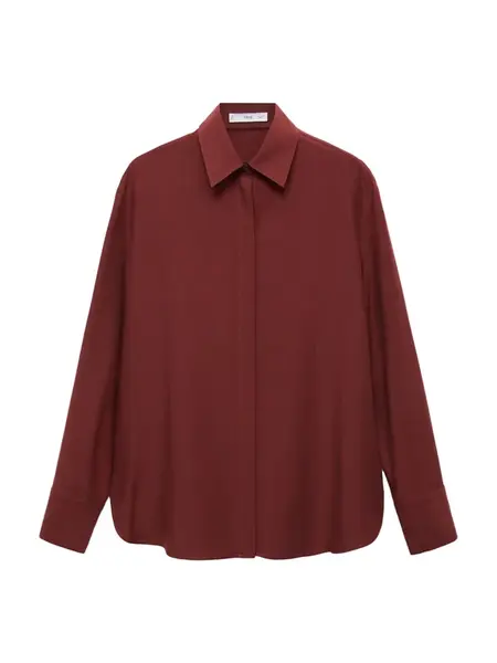 MANGO Blúzka 'LIMA'  bordová