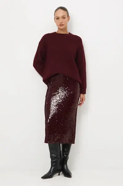 Svetr Medicine dámský, vínová barva