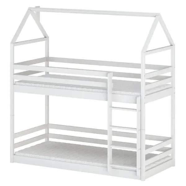 Posteľ Domček Axel 90x200 white