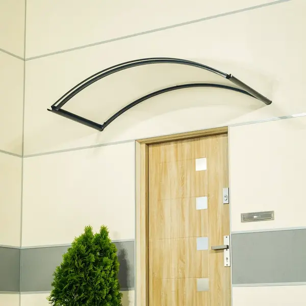 Strieška nad dvere LANITPLAST TOPAZ 130/70 antracit LG2176