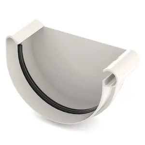 Žlabové čelo pravé 100 mm Bryza bílá