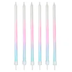 Svíčky ombre 6 ks 14.5cm