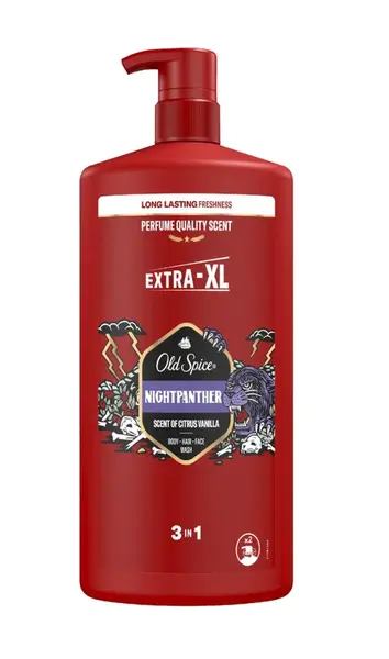 Old Spice Night Panther Pánský sprchový gel 3v1 1000 ml