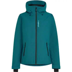 O'Neill FWC'CRUZ MELANGE Dámská lyžařská/snowboardová bunda, tyrkysová, velikost