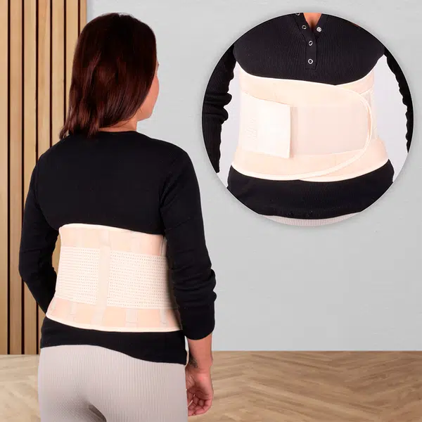 Neoprenový pás inSPORTline Waistrim béžová XL