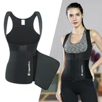 Fitness korzet inSPORTline Corbeam černá M
