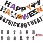 Halloween Decoration Paper Flag Banners