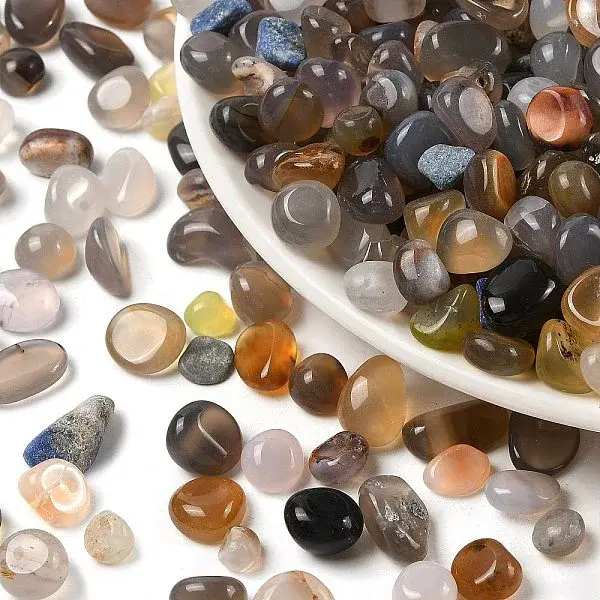 Dyed & Heated Natural Agate Beads