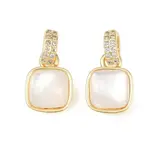 Brass Micro Pave Cubic Zirconia Pendants