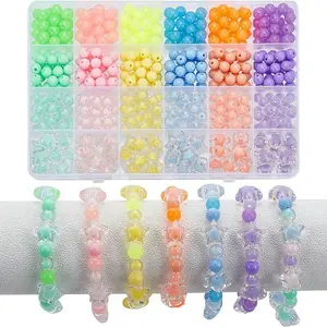 DIY Acrylic Star & Round Beads Bracelet Making Kits