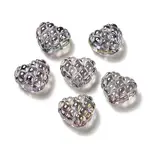 Transparent Acrylic Waffle Beads