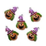 Halloween Opaque Resin Pendants