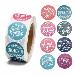 1 Inch Thank You Self-Adhesive Paper Gift Tag Stickers
