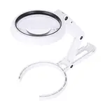 ABS Plastic Handheld and Desktop Foldable Illuminated Magnifier