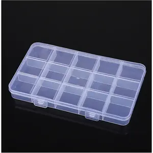 Transparent Plastic Bead Containers