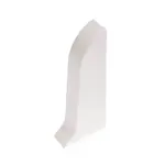 Pravá záslepka podlahovej lišty 9003 EASY - Biela