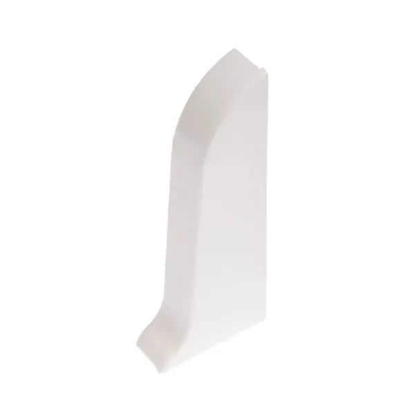 Pravá záslepka podlahovej lišty 9003 EASY - Biela