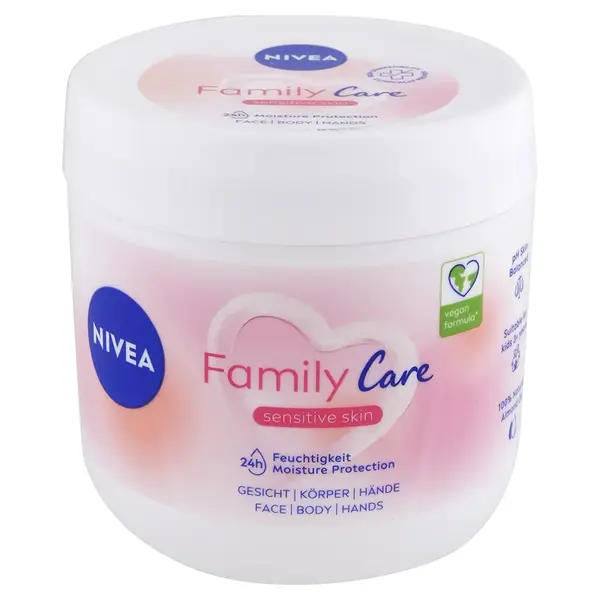 Nivea krém na tvář a tělo Family Care 450 ml