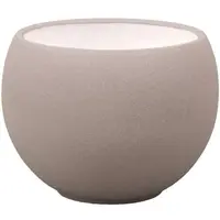 Obal na kvetináč  LUNA STRUKTUR d20cm hnedosivý mat