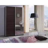 Skriňa Fifi gaštan wenge/zrkadlo 135 cm