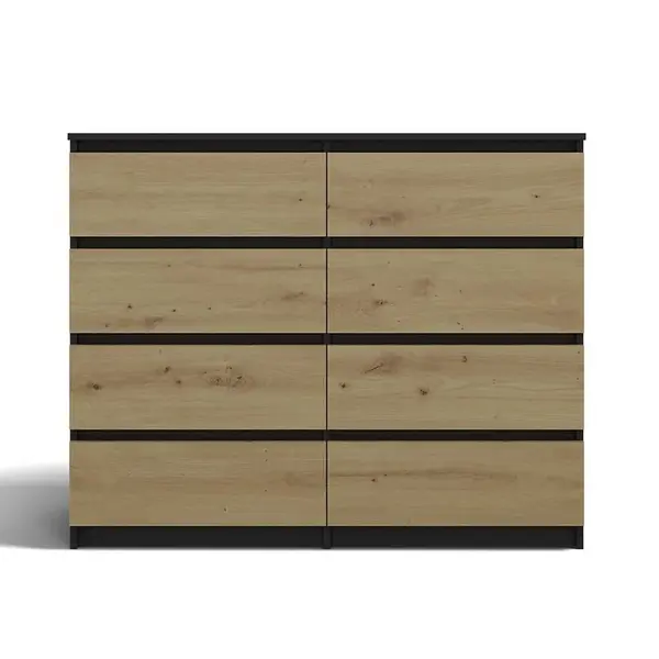 Komoda 120cm 8S M8 Malwa AntracitArtisan