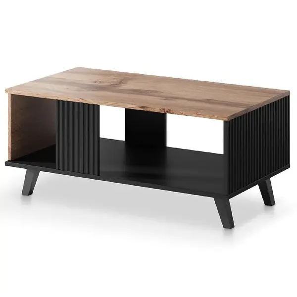 Konferenčný stolík Random Law dub wotan/čierna