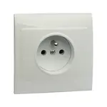 Zásuvka jednoduchá Z/U biela V GP-1VZ