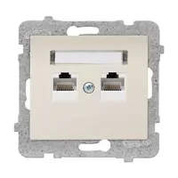 Sieťová Zásuvka RJ45 GPK-2D/M.JB Sigma